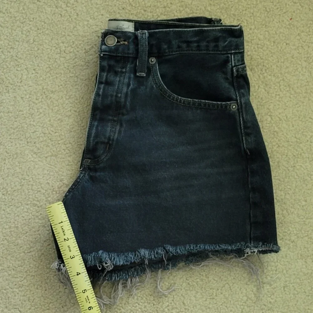 Universal Thread 90s Baggy Short Denim Jean Cut Off Button Fly Shorts Sz 4